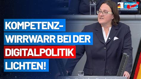 Kompetenzwirrwarr Bei Der Digitalpolitik Lichten Barbara Lenk AfD