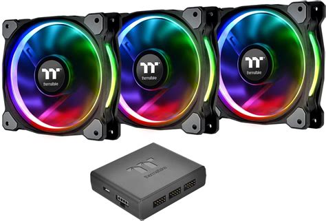 Thermaltake Cl F Pl Sw A Ventilateur Pure Plus Rgb Tt Pack