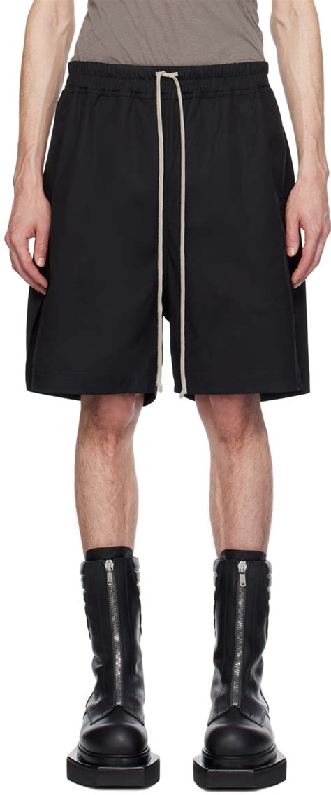 Rick Owens Short Boxeur Noir Ssense France