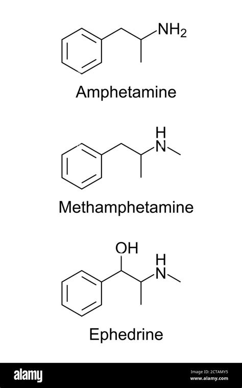 Methamphetamine Crystal Meth Molecule Immagini E Fotografie Stock Ad