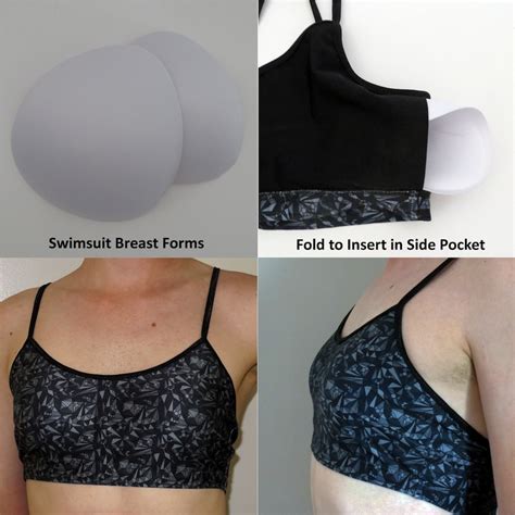 Leolines Llc ™ Foam Breast Form Inserts Enhancements For The Transgender Girls Womens Swimsuit