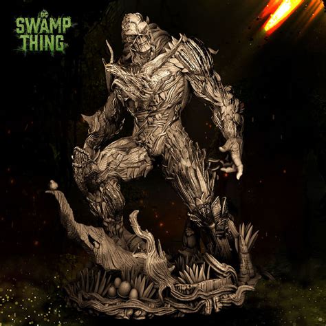 Swamp Thing D Tiskov Model Stl