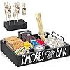 Amazon Wooden S Mores Bar Station Smores Caddy Holder With