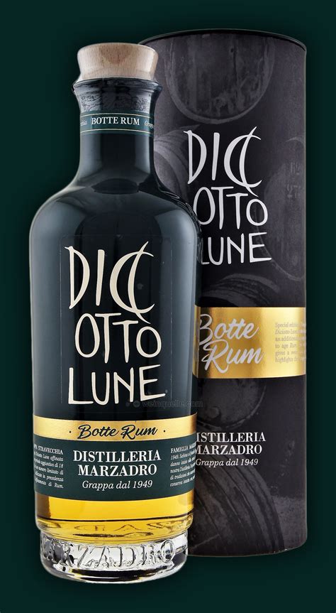 Marzadro Le Diciotto Lune Grappa Riserva Botte Rum Liter