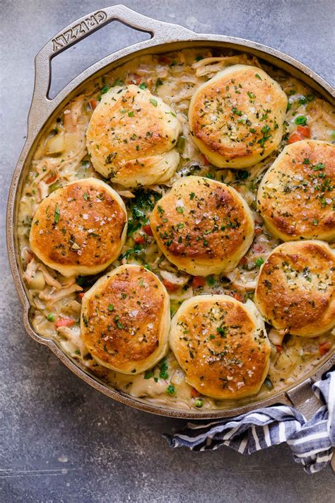 Skillet Chicken Pot Pie Easy One Skillet Recipe Plays Well With Butter