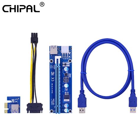 Chipal Adaptador De Cart O Ver C Extensor Pci E Riser Pci Express X