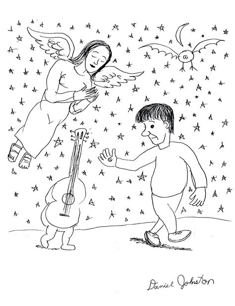 Untitled - Daniel with guitar and angel – Hi How Are You