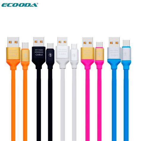 Cabo Tipo C Carregador Colorido USB 2 Metros Ecooda Feira Da