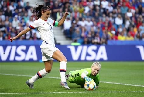 Alex Morgan Playing Soccer