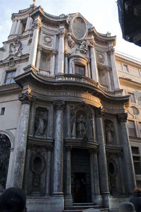 Borromini Francesco 1599 1667 Facade San Carlo Alle Quattro