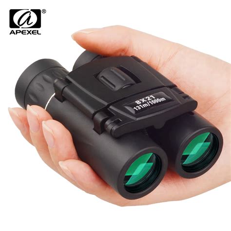 APEXEL 8x21 Compact Zoom Binoculars Long Range 3000m Folding HD ...