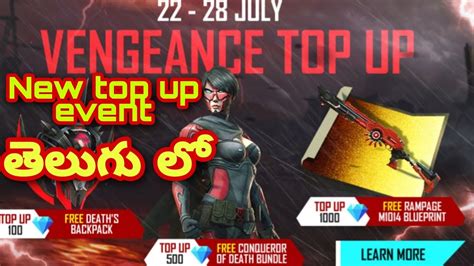 Free Fire New Top Up Event Free Fire Telugu Mr Cherry Ff In