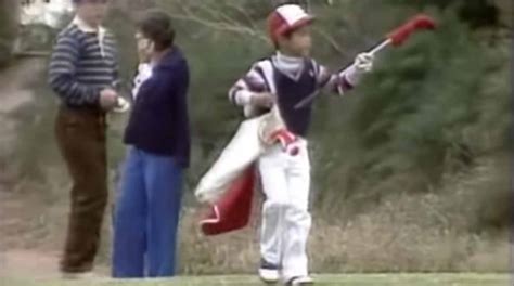 This was the first time we EVER saw Tiger Woods play golf