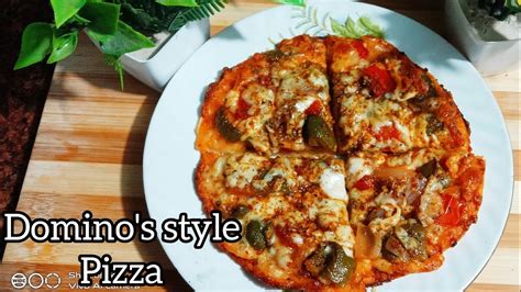 Domino S Style Pizza Pizza Without Oven Pizza Dough Making At Home