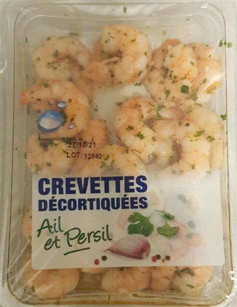 Crevettes D Cortiqu Es Ail Et Persil Miti G