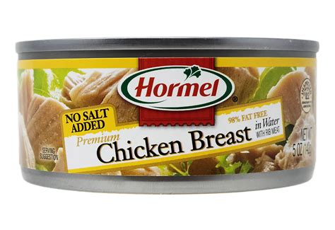 11 Hormel Canned Chicken Nutrition Facts - Facts.net