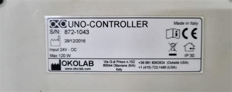 소리전자 OKOLAB Stage top incubator UNO CONTROLLER 오코랩 컨트롤러