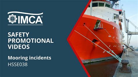 IMCA SEL 038 Mooring Incidents YouTube