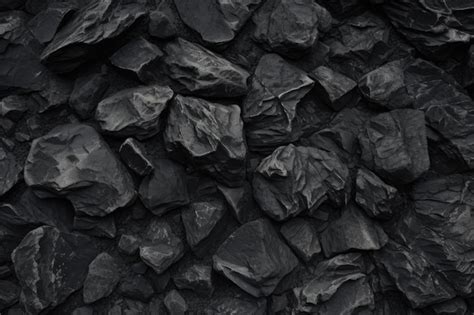 Premium Photo Black Coal Rock Texture