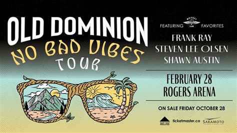 Old Dominion No Bad Vibes Tour Rogers Arena