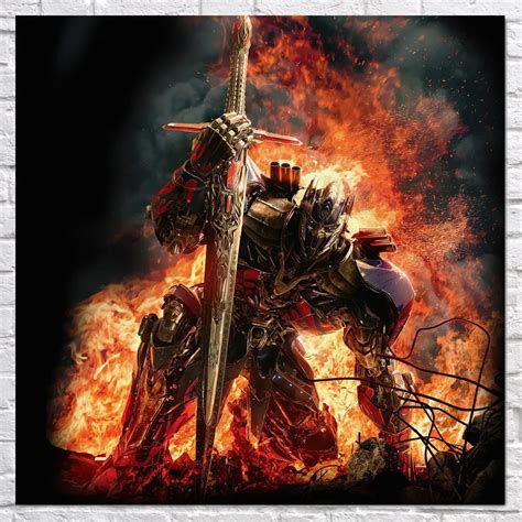 Плакат "Трансформеры 4: Эпоха истребления, Оптимус Прайм, Transformers ...
