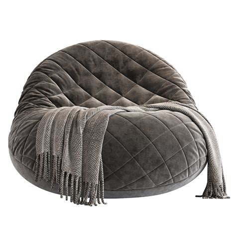 Modern Bean Bag Chair N_4 - 3D Model for Corona