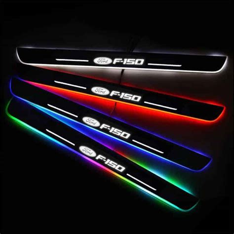 F Ford Led Door Sills With Colors Changing Carledlogo