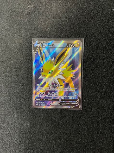 SS7 Evolving Skies Jolteon V Full Art Ultra Rare Pokemon TCG ES FA UR