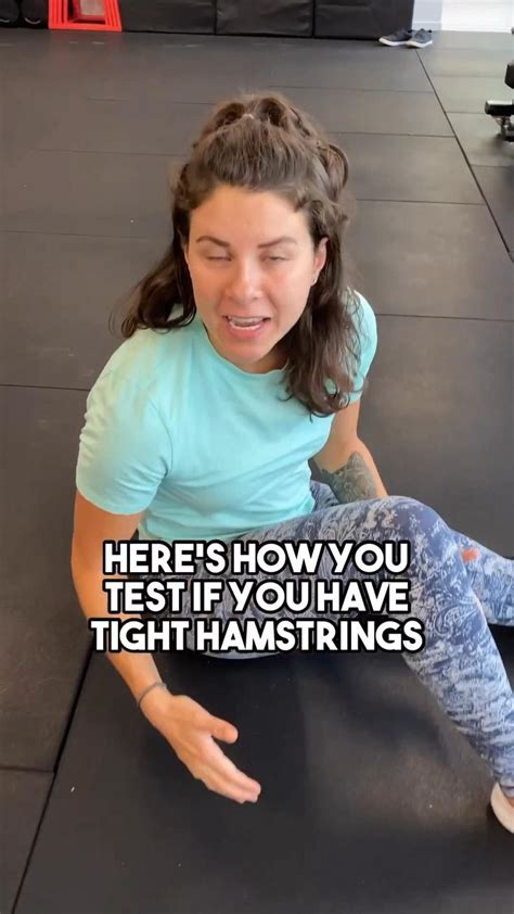 Tight Hamstring Test Stretches To Lengthen Loosen Them Tight