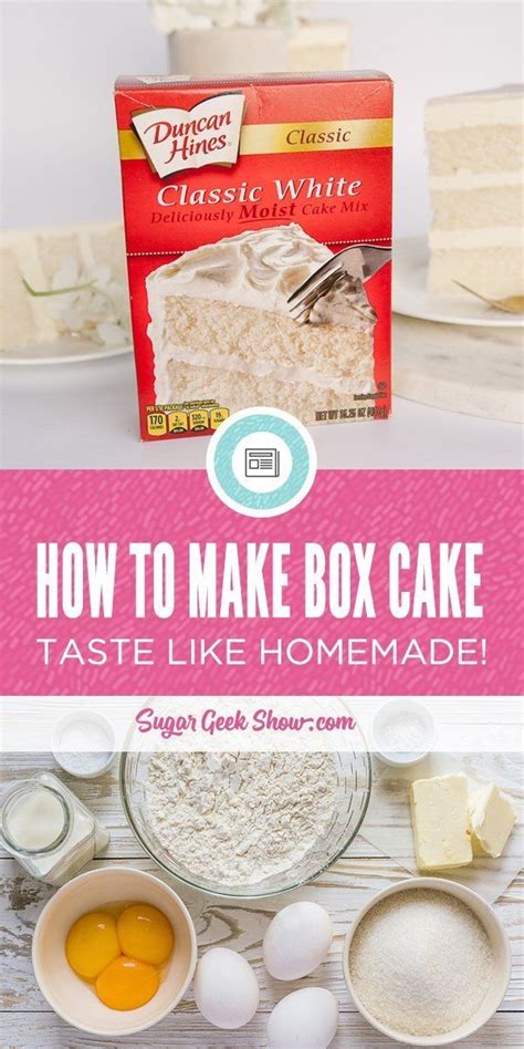 How To Make A Box Cake Mix Taste Homemade At Shannon Waldrop Blog