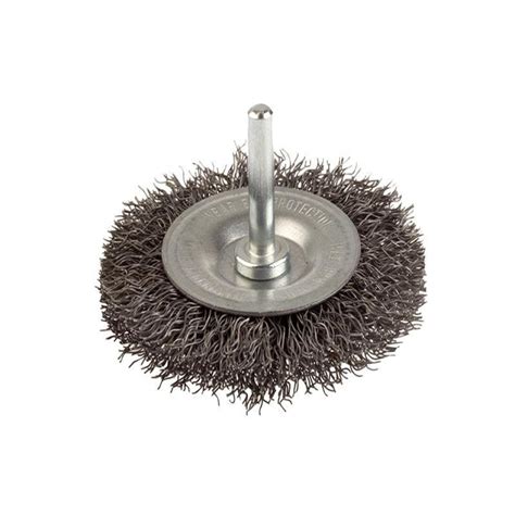 Lessmann Diy Wheel Brush 75 X 10mm 030 Steel Wire Tesco Groceries