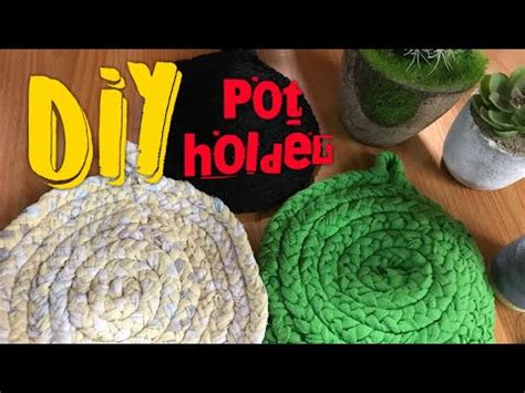 DIY Pot Holder How To Make Pot Holder Using Unused Clothes Step