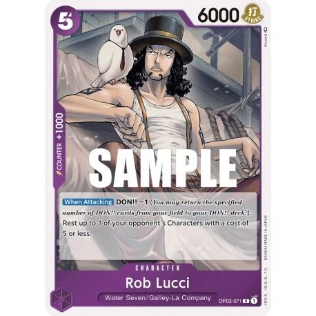 Rob Lucci One Piece Card Game