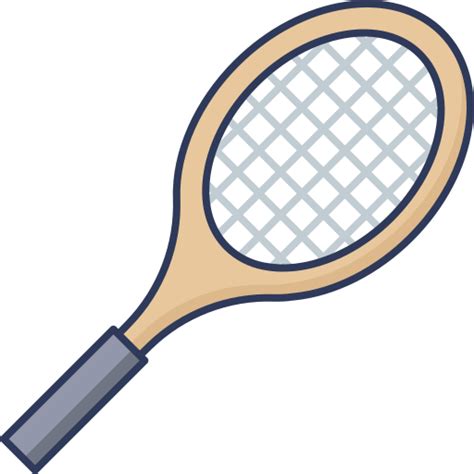 Raqueta de tenis Iconos gratis de deportes y competición