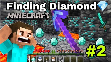 Finding Diamond💎 And Exploring Caves Minecraft Minecraft Survival Ep 2 Bedrockpocket