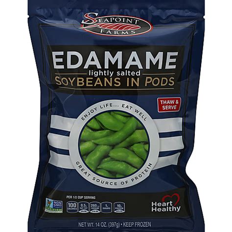 Seapoint Farms Edamame Lightly Salted Soybeans In Pods 14 Oz Bag