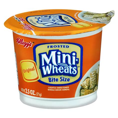 Mini Wheats Cereal In A Cup 2 Oz Cup 12 Ct Sams Club