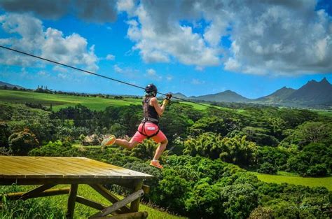 Zip line – La Vallee Des Couleurs Nature Park – Mauritius The Local Guide