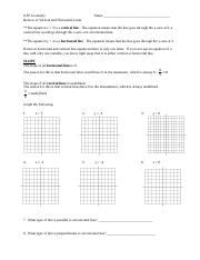 Reviewofverticalandhorizontallines Ydy Doc Gse Geometry Review Of