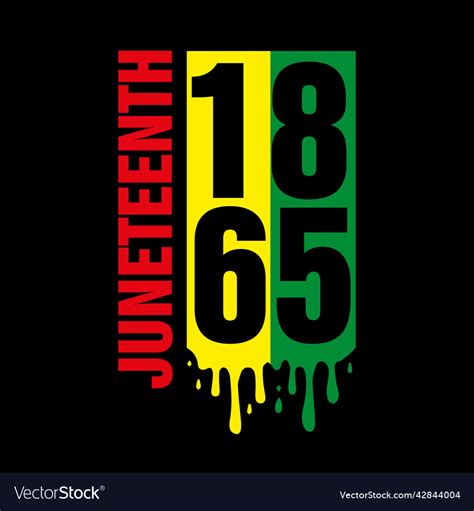 Juneteenth Free Ish Since June 19 1865 Freeish Vector Image