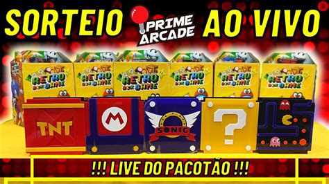 Ao Vivo Prime Arcade Sorteio De Um Video Game Live Do Pacot O Youtube