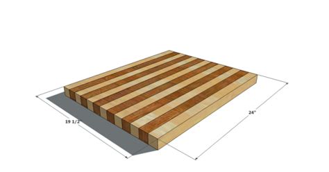 Build A Butcher Block Cutting Board The Design Confidential