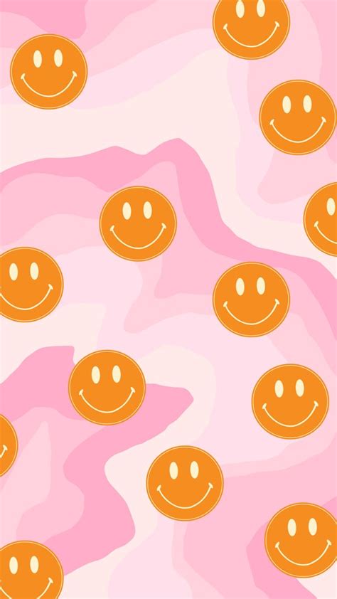 Pink Smiley Face Wallpaper Artofit