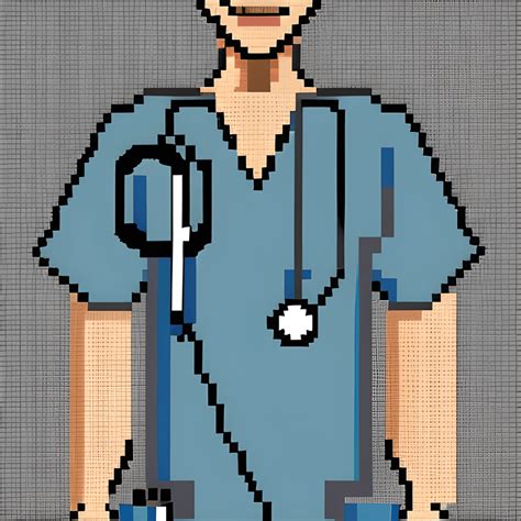 8bit Retro Pixel Art Doctor Dr · Creative Fabrica