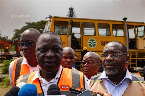 Infrastructure Visite Du Ministre Des Transports Des Travaux De Ligne