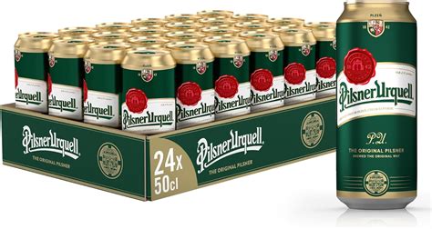 Pilsner Urquell Birra Pils Cassa Birra Con 24 Birre In Lattina Da 50