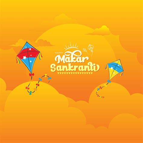 Diseño de plantilla de fondo feliz makar sankranti festival Vector