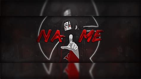 Itachi Banner Speed Art Youtube