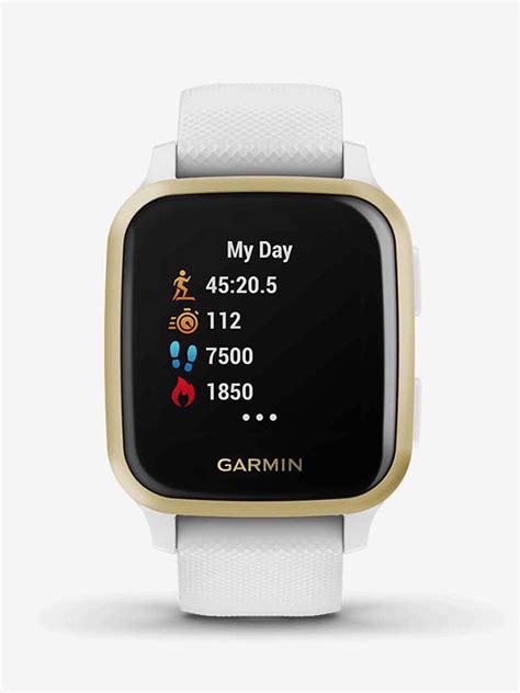 Garmin Venu Square Smartwatch Whitelight Gold Garmin Electronics