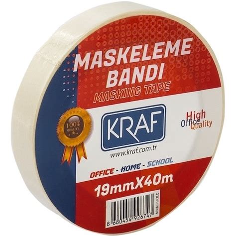 Kraf Maskeleme Bandı 19MMX40M Fiyatı Taksit Seçenekleri